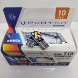PHOTON FULL CANBUS 10 LED'Lİ T10 MİNİ DİPSİZ TURUNCU 