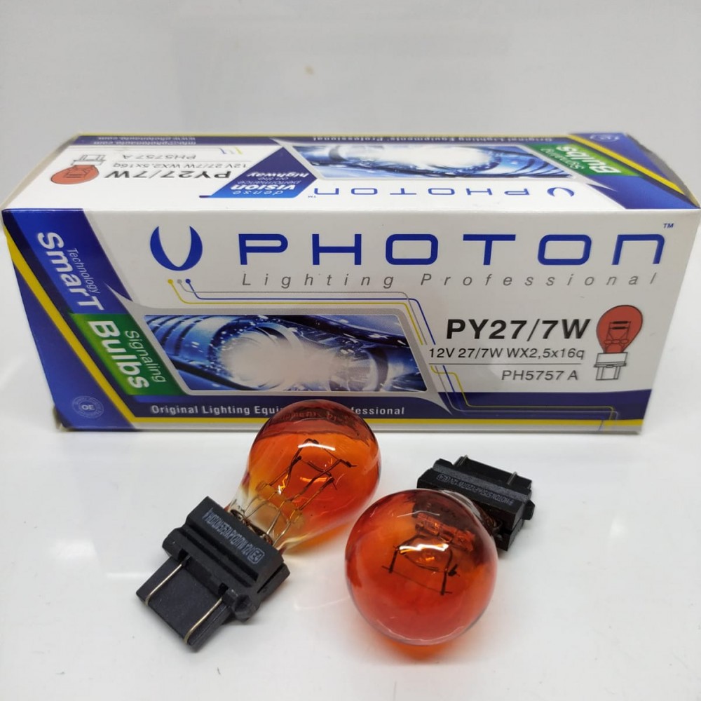 PHOTON P27/7W ÇİFT DUY PLASTİK DİP TURUNCU 