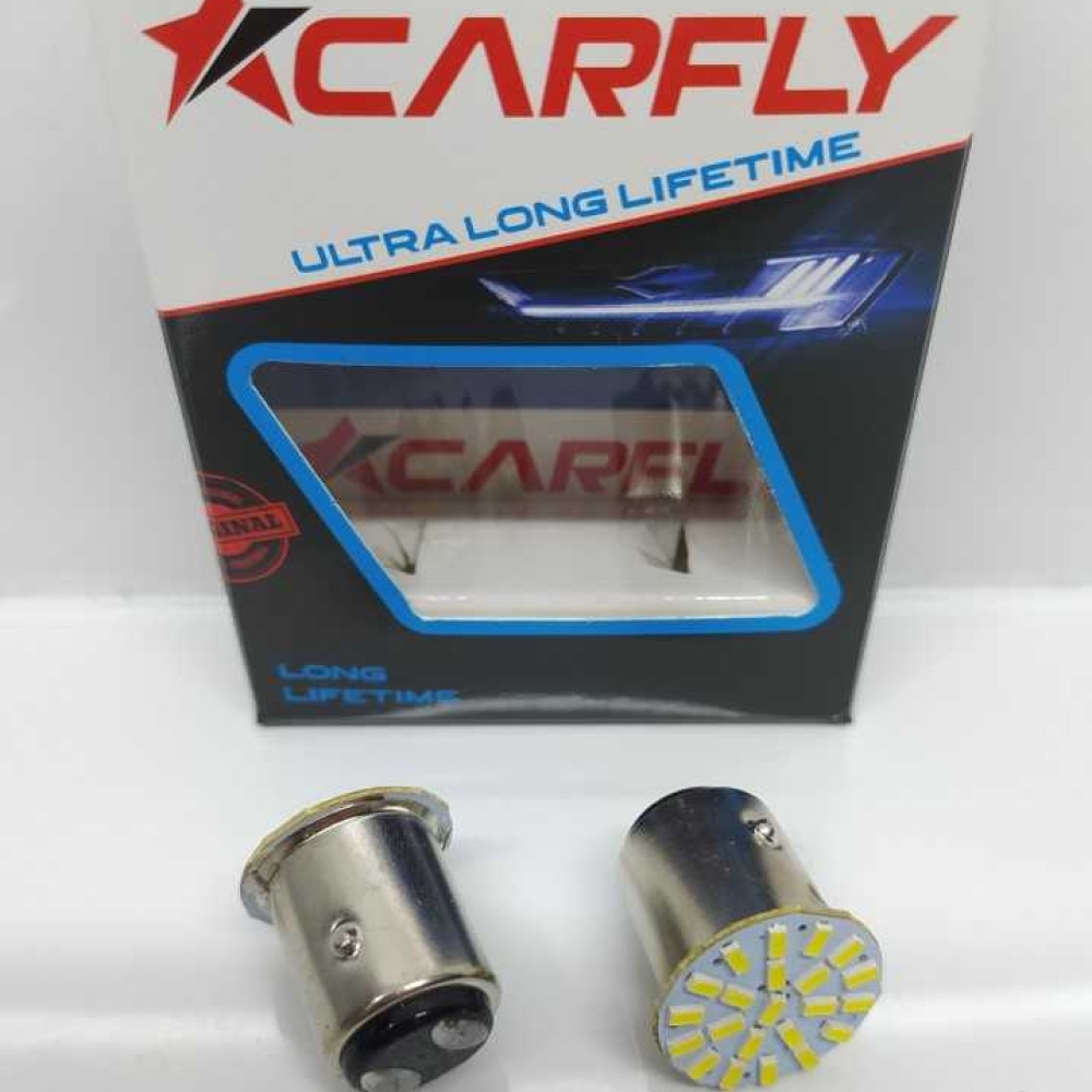  22 SMD LED'Lİ 1016 ÇİFT DUY ŞAŞ TIRNAK BEYAZ STOP CARFLY