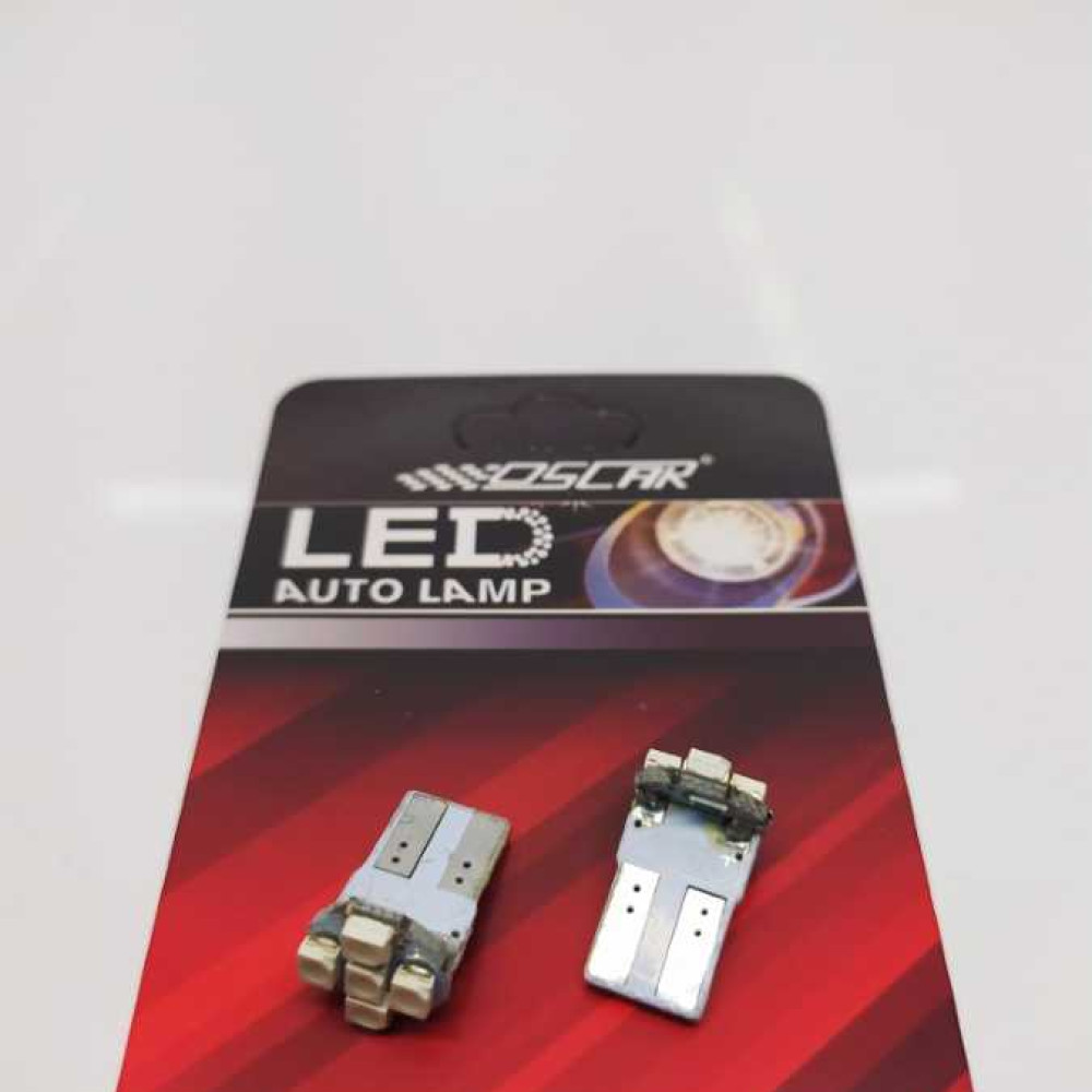  TEK ÇİPLİ T10 5 LED'Lİ KIRMIZI OSCAR