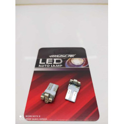  TEK ÇİPLİ T10 5 LED'Lİ KIRMIZI OSCAR