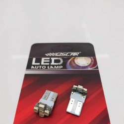  TEK ÇİPLİ T10 5 LED'Lİ KIRMIZI OSCAR