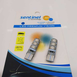  SİLİKONLU T10 12 LED'Lİ DELİ MAVİ SENTİNEL
