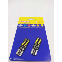 SİLİKONLU SMD LED T10 24 LED'Lİ BEYAZ CARUB 