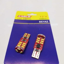  SMD LED  KIRMIZI PLAKA T10 15 LED'Lİ BEYAZ CARUB