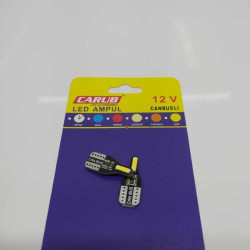  SMD LED (CANBUS) T10 2 LED'Lİ BEYAZ 5W CARUB