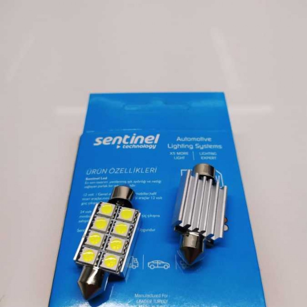 SOFİT LED 39MM 3 ÇİPLİ  (SOGUTMALI) 8 LED'Lİ SENTİNEL