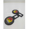 ABARTH PLASTİK EMNİYET KEMER TOKASI LOGOLU 2 PCS