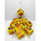 5CM PELUŞ KÜP RENKLİ EMOJİ 