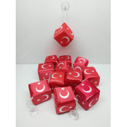 5CM PELUŞ KÜP AY YILDIZ