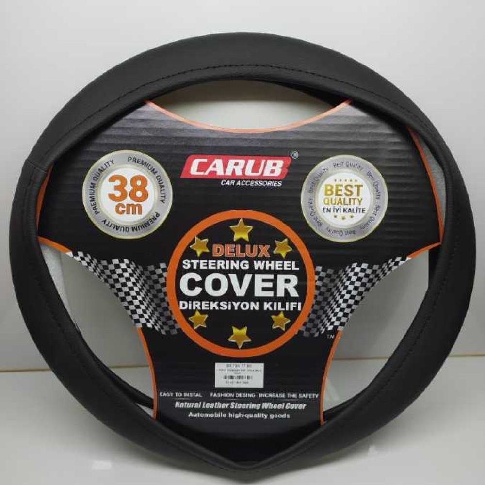  DERİ DİREKSİYON KILIFI 38CM KOKUSUZ CARUB