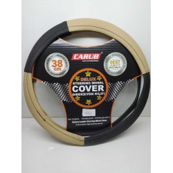 DERİ DİREKSİYON KILIFI 38CM  ÇİFT RENKLİ KOKUSUZ CARUB 