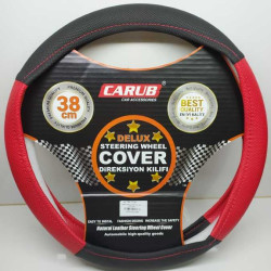 DERİ DİREKSİYON KILIFI 38CM  ÇİFT RENKLİ KOKUSUZ CARUB 