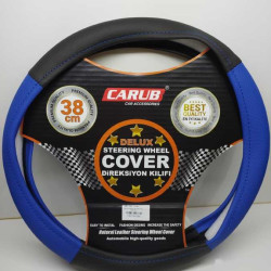 DERİ DİREKSİYON KILIFI 38CM  ÇİFT RENKLİ KOKUSUZ CARUB 