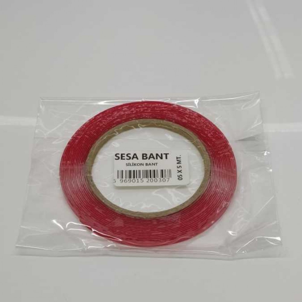 ÇİFT TARAFLI BANT  05MM X 5MT ŞEFFAF AHENK