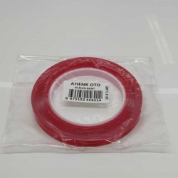 ÇİFT TARAFLI BANT  1CM X 5MT ŞEFFAF AHENK