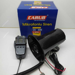 SİREN 3 SESLİ MİKROFONLU CARUB