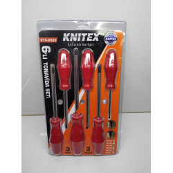TORNAVİDA SET  6 PCS KIRMIZI KNİTEX