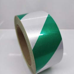 5CM X 25MT ÇİFT RENKLİ FOSFOR YEŞİL/BEYAZ CARUB 