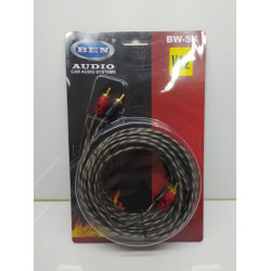 RCA KABLO AUDİO 5MT  BEN 