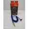 AUX KABLO  MAVİ SİPRALLİ METAL BAŞLI 9A