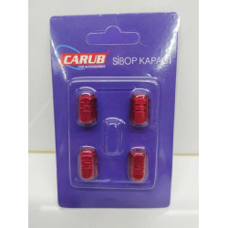 CARUB 4 ' LÜ METAL SİBOP KAPAGI KIRMIZI