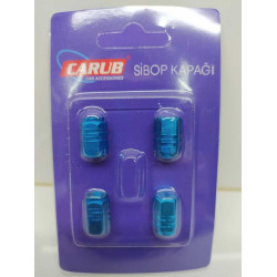 CARUB 4 ' LÜ METAL SİBOP KAPAGI MAVİ