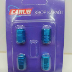 CARUB 4 ' LÜ METAL SİBOP KAPAGI MAVİ