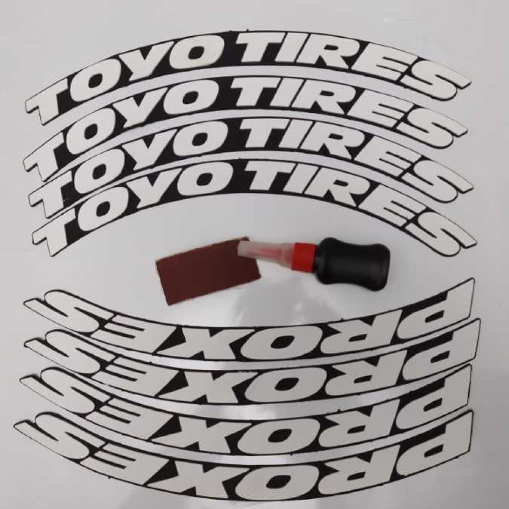 LASTİK YAZISI ( 8 PCS ) TOYO TIRES / PROXES