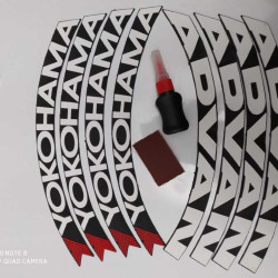 LASTİK YAZISI ( 8 PCS ) YOKOHAMA / ADVAN