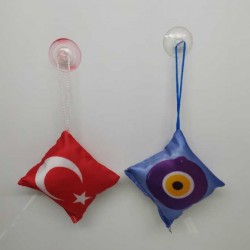 NAZAR MİNİ YASTIK VANTUZLU